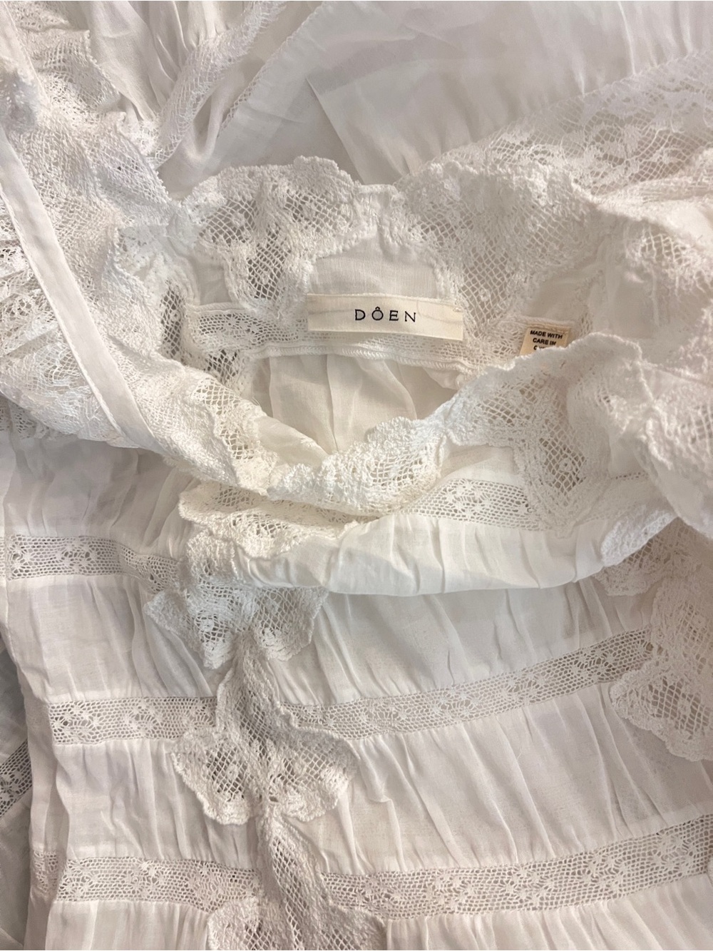 Doen White Lace Maxi Dress - Picture 16 of 16
